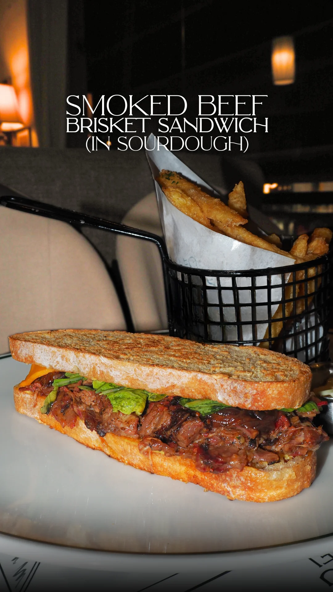 Smoked Beef Brisket Sandwich